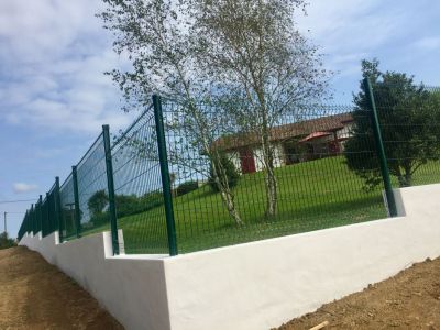 Mur de clôture - Cambo (64)