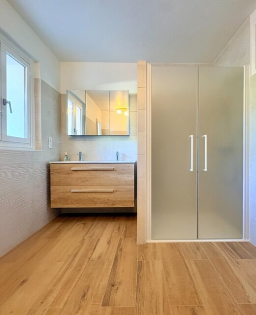 Rénovation d'une salle de bain à Ascain, JDC Maçonnerie