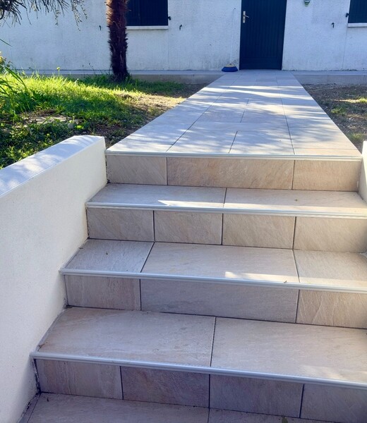 Rénovation de terrasse à Espelette, JDC Maçonnerie