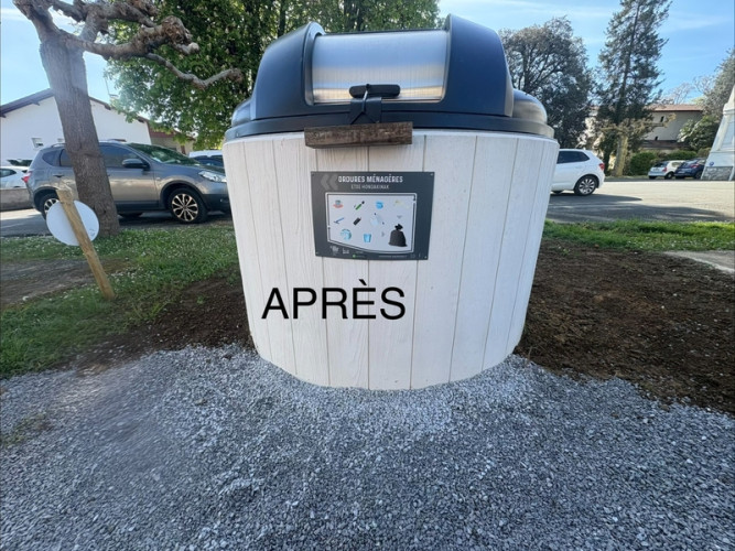 Aménagement d'un container à Cambo-les-bains, JDC Maçonnerie