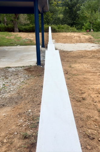 Création d'un mur de clôture à Cambo | JDC Maçonnerie
