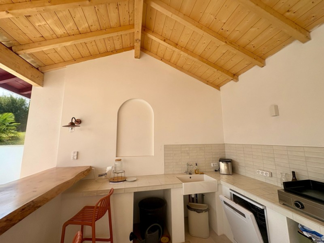 Réalisation pool house et terrasse - Briscous | JDC Maçonnerie