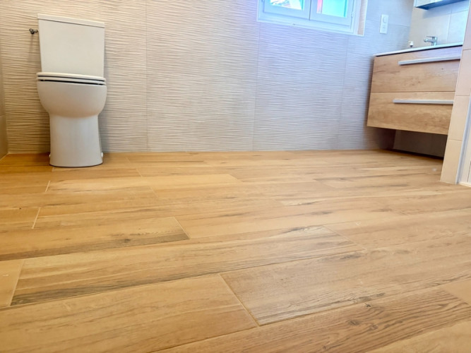 Rénovation d'une salle de bain à Ascain, JDC Maçonnerie