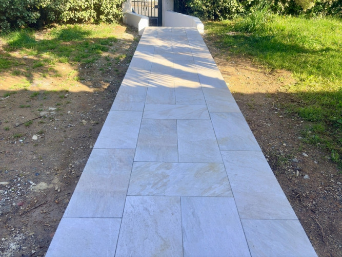 Rénovation de terrasse à Espelette, JDC Maçonnerie